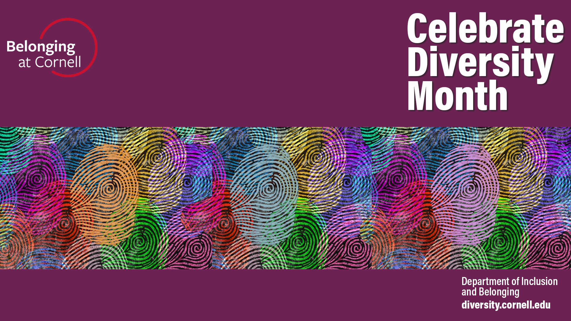 Zoom background for Celebrate Diversity Month