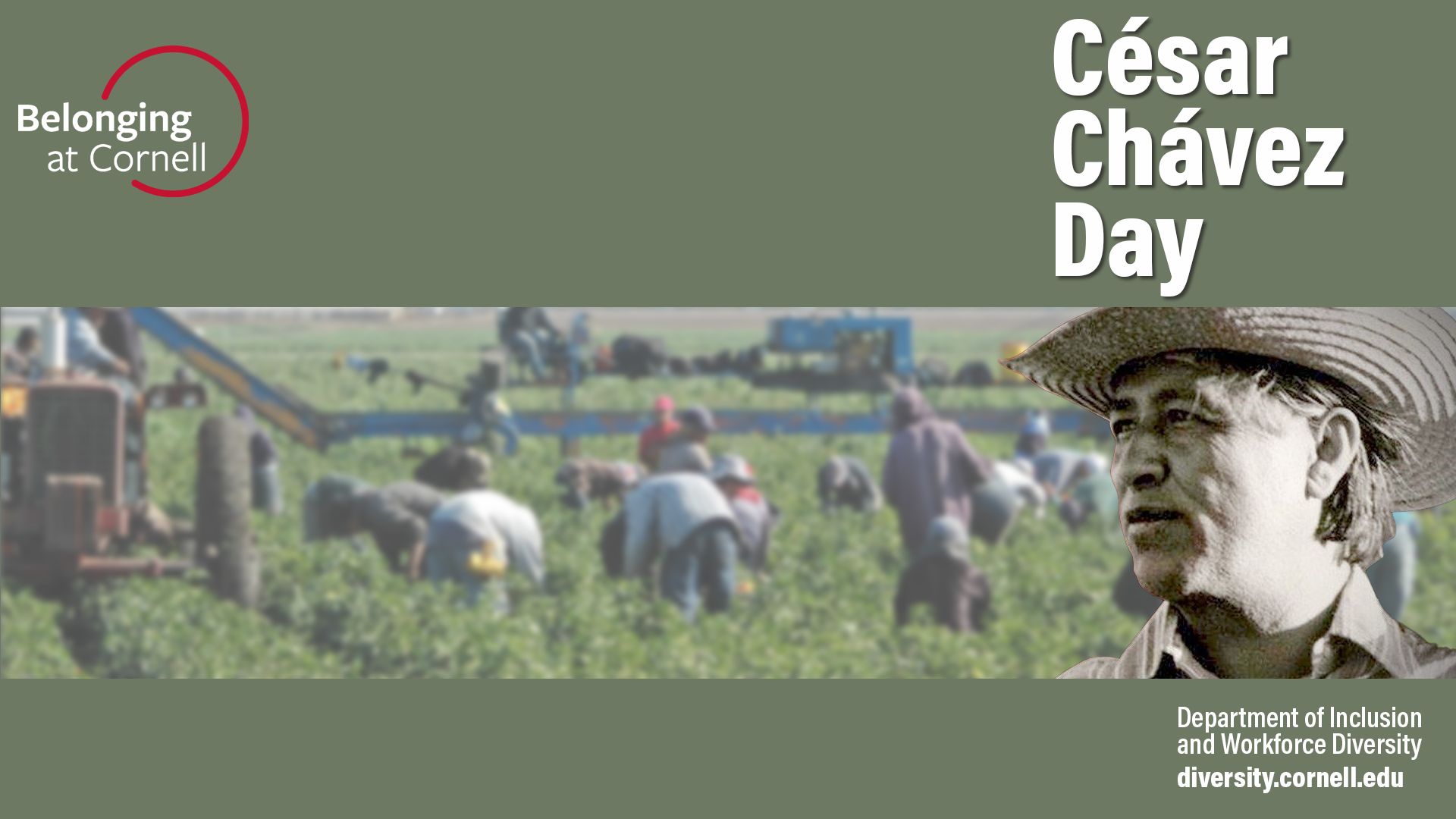 Zoom background visual in honor of César Chávez Day on March 31