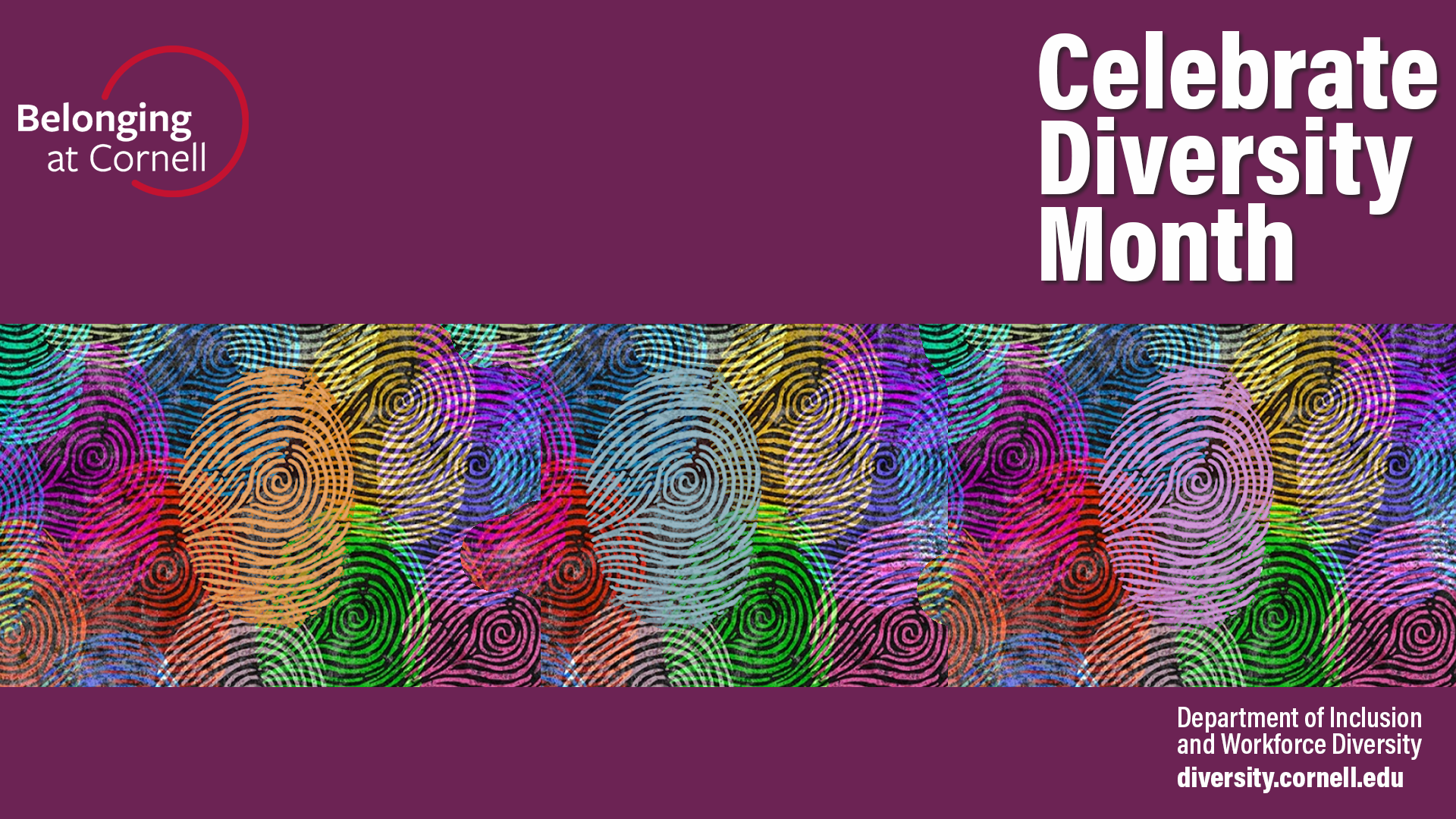Zoom background for Celebrate Diversity Month