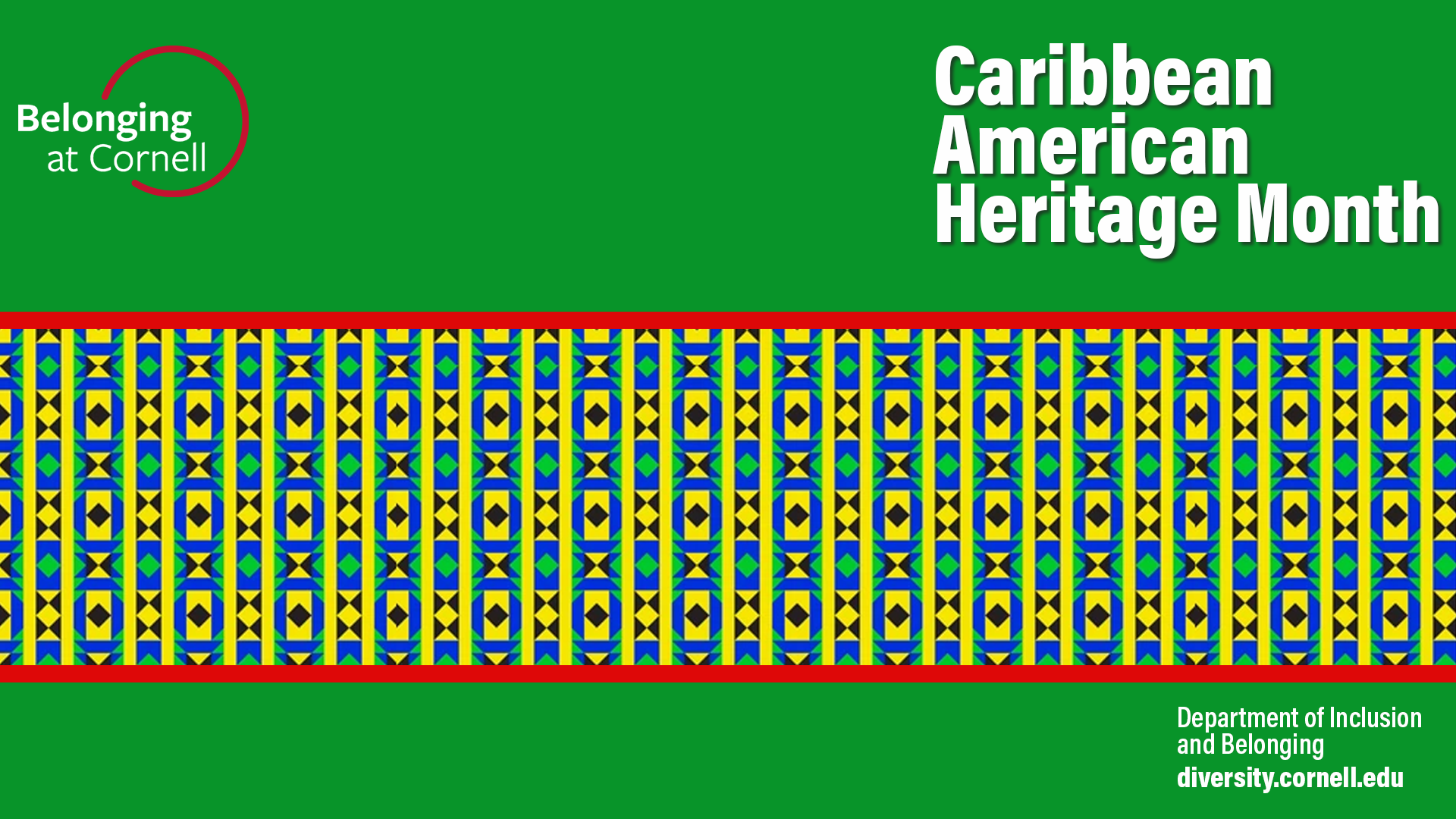 Zoom background (plain) in honor of Caribbean American Heritage Month