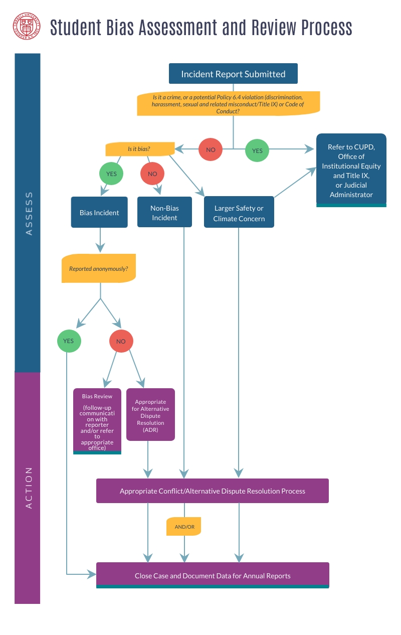 Flow Chart of the Student Bias Assessment and Review Process