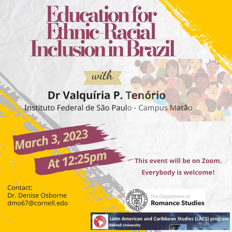 Education for Ethnic Racial Inclusion in Brazil Cornell University Education for Ethnic Racial Inclusion in Brazil Cornell University