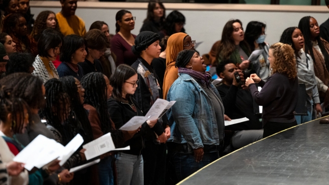 Students at 2025 MLK lecture